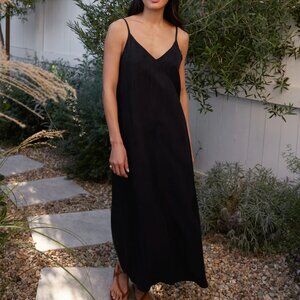 NWT Jenni Kayne Rio Slip Dress Black Sz S